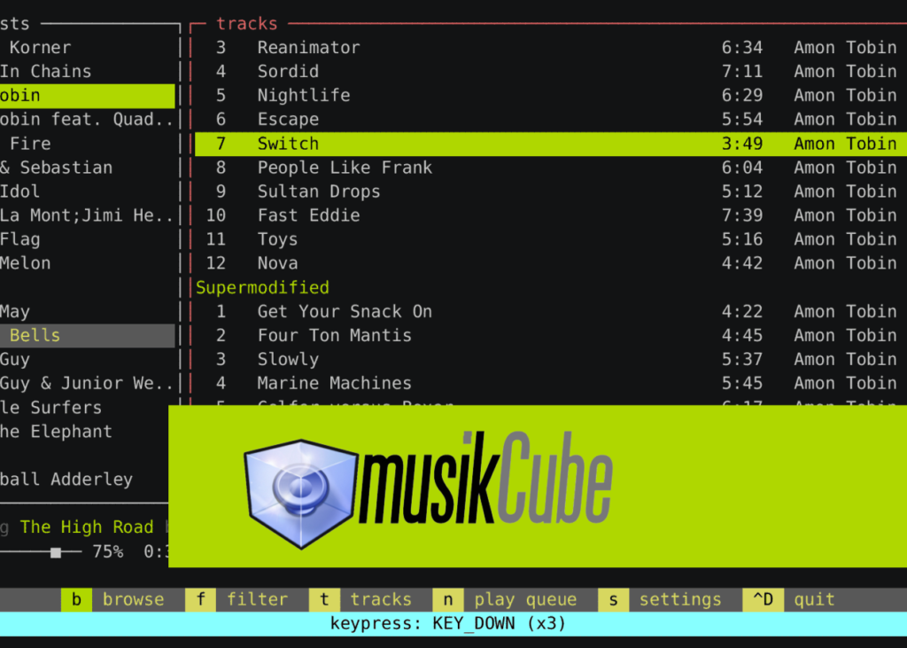musikcube - free sound and video